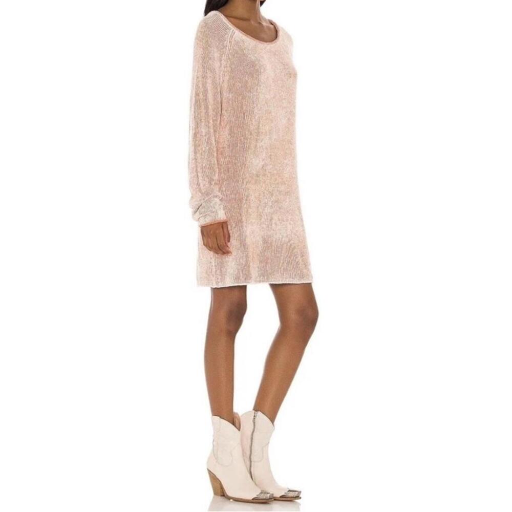 NEW Free People Womens Lenox Tunic Sweater Carrot Orange Oversize Raw Hem XS$168
